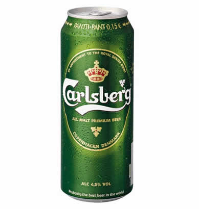 All Drinks: Carlsberg (case of 24 cans)